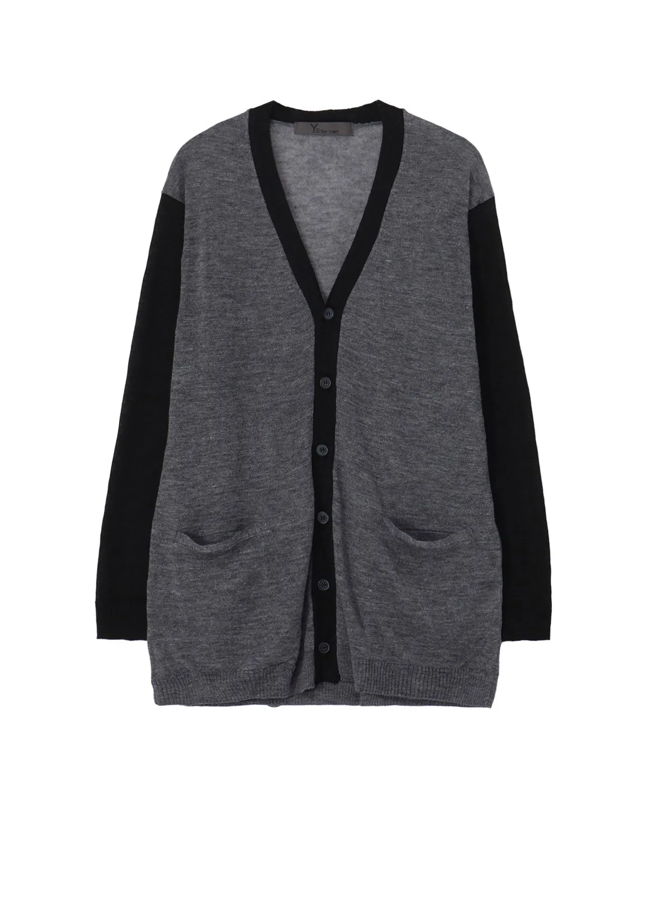 12G KNIT CARDIGAN WITH LOGO