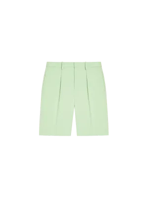 Archive Men's Cotton Tailored Shorts—pistachio
