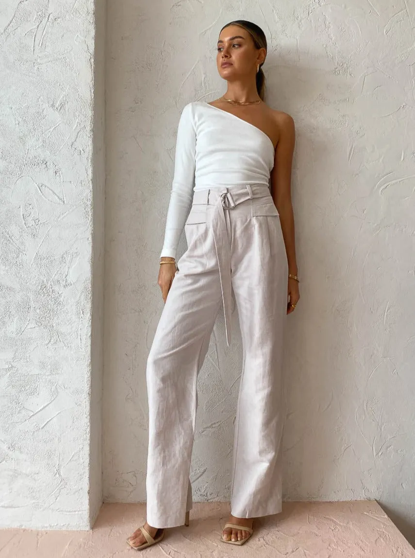 Bec and Bridge Clyde Pant in Milk