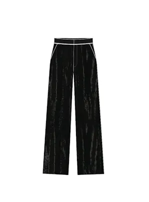 Berenice Pantalon Strass Pant in Black