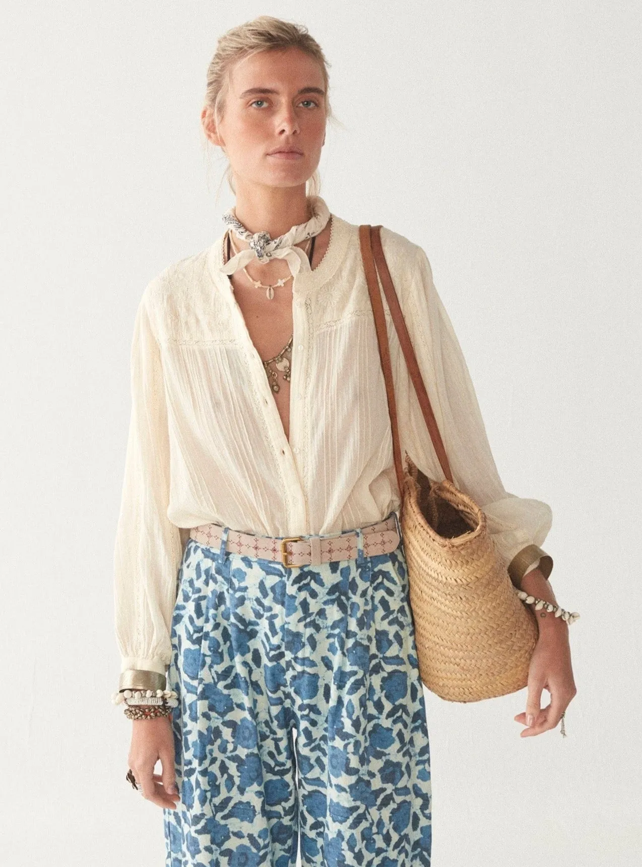 Bonifacio Blouse - Cala Shell