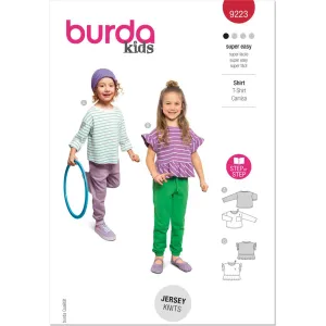 Burda Style Pattern 9223 Children's Top B9223