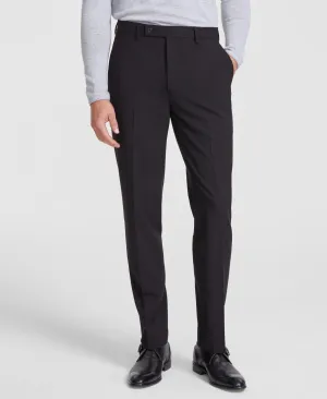 Calvin Klein Mens Slim fit Dress Pants 31 / 30 Black Solid