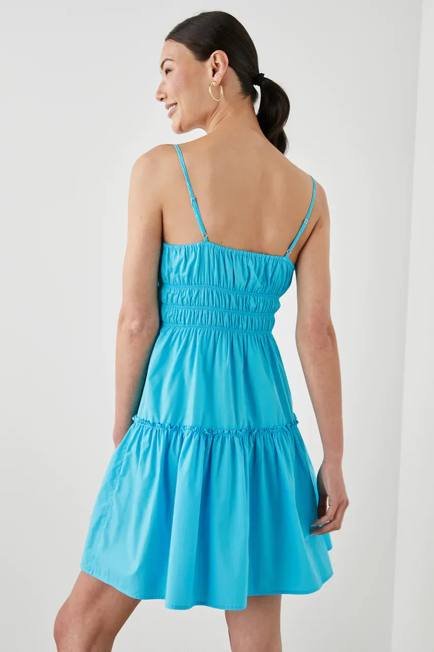 CARMEN DRESS - BLUE SURF