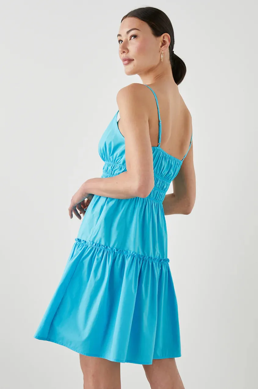 CARMEN DRESS - BLUE SURF