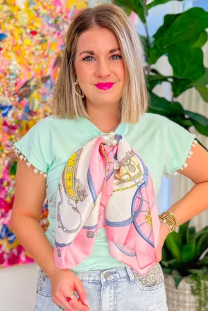 Charleston Daze Top - Mint