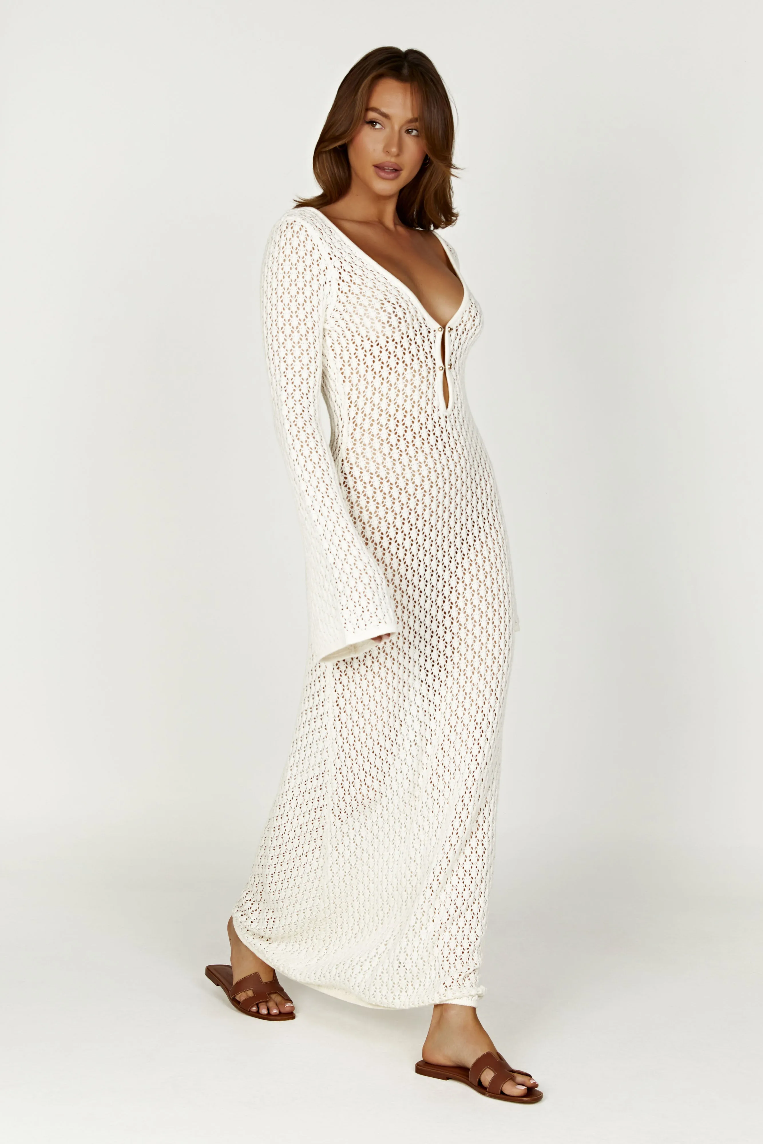 Clarisse ™ | Graceful Ivory Dress