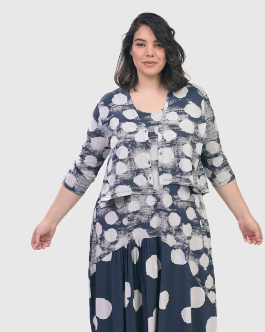 Cloud Tank Dress, Navy