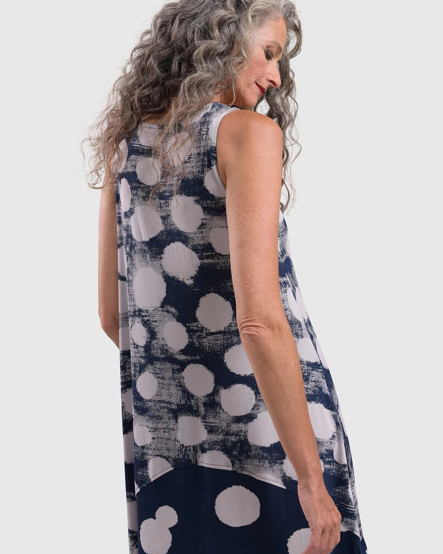 Cloud Tank Dress, Navy