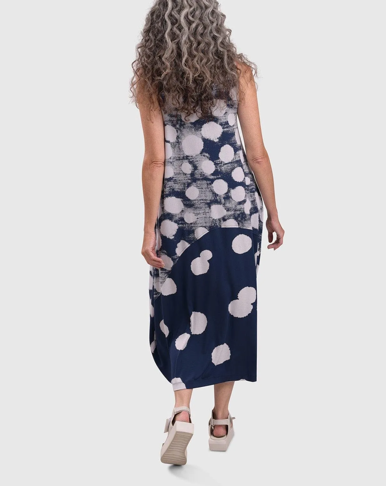 Cloud Tank Dress, Navy