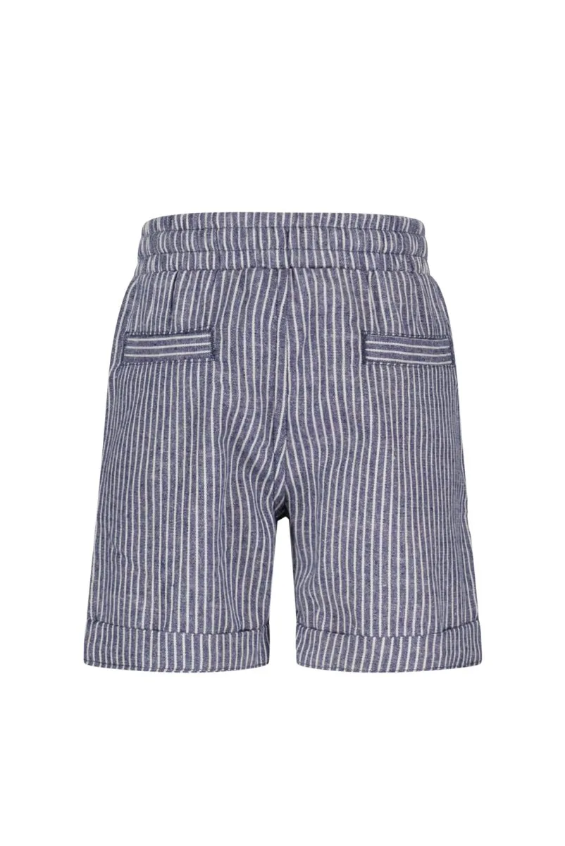 DARRYL striped shorts Navy