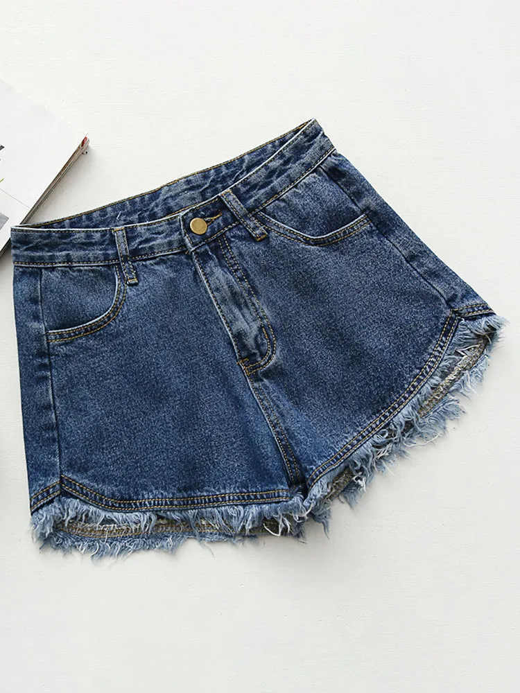 Denim Summer Shorts for Women