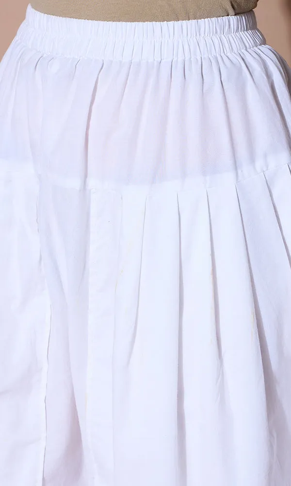 ETHNIC WHITE DHOTI PANT FOR WOMEN