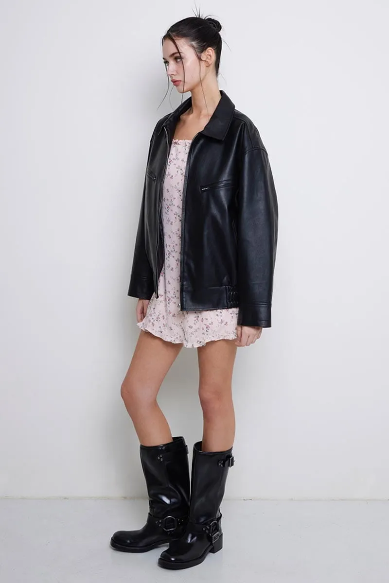 Evianna Floral Graceful Print Mini Dress