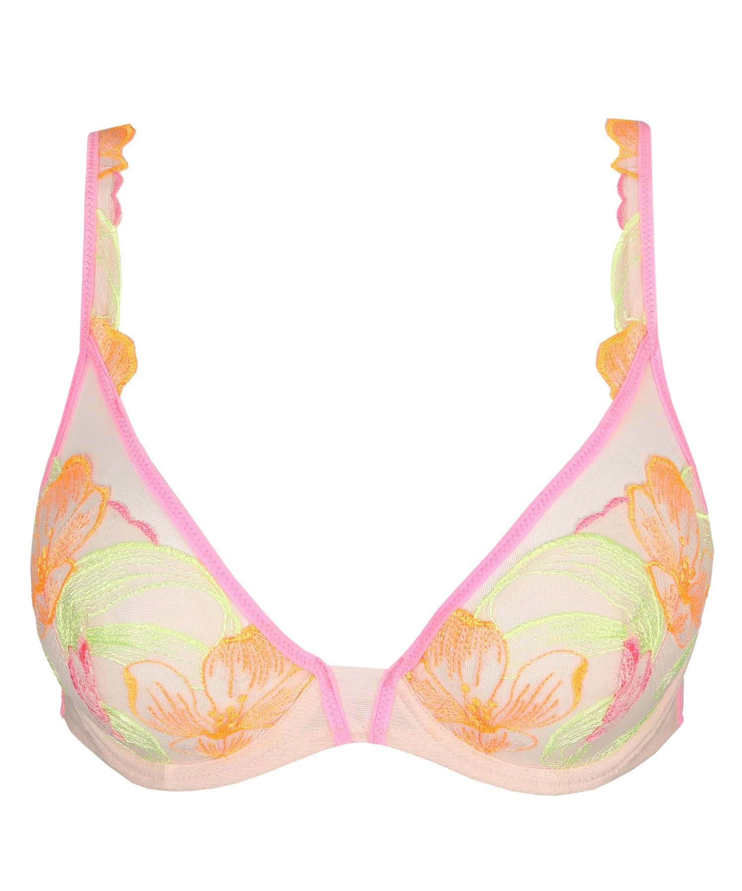 Georgia Neon Crush Deep Plunge Bra