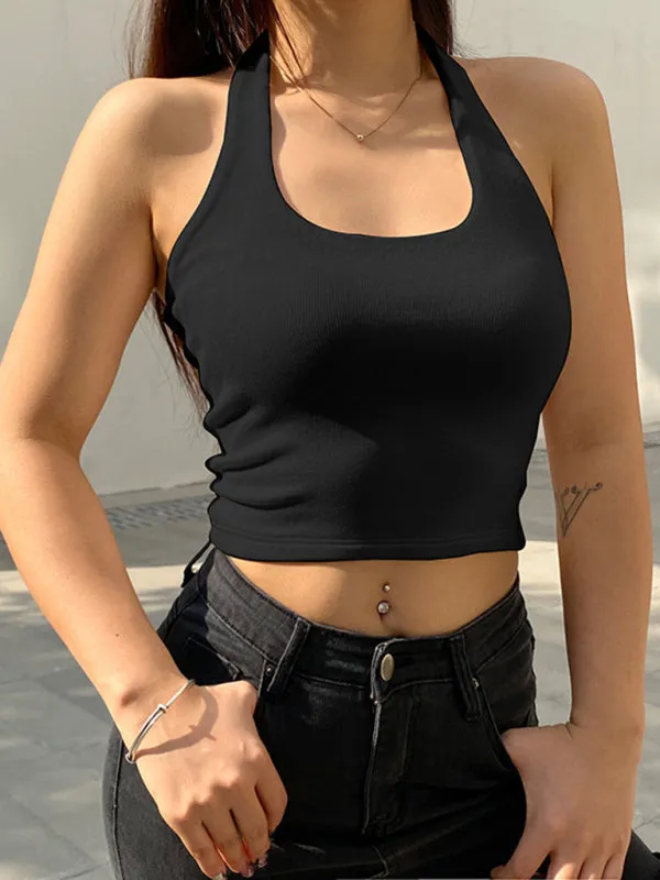 Halter Neck Tank Top