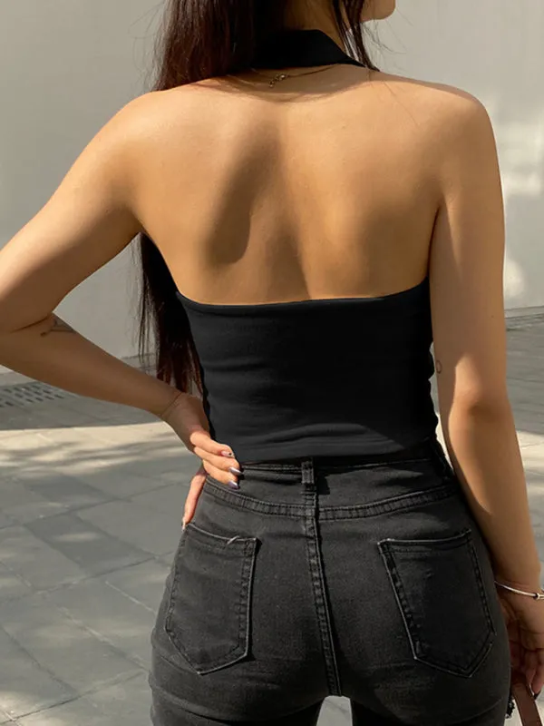 Halter Neck Tank Top