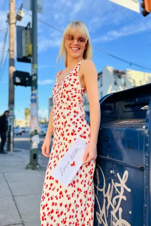 Hana La Rosa Ditsy Maxi Dress