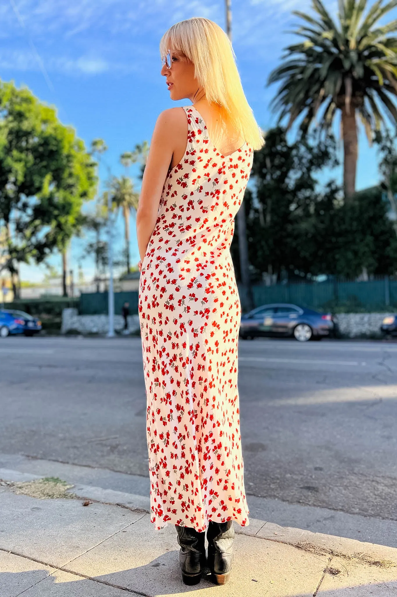 Hana La Rosa Ditsy Maxi Dress
