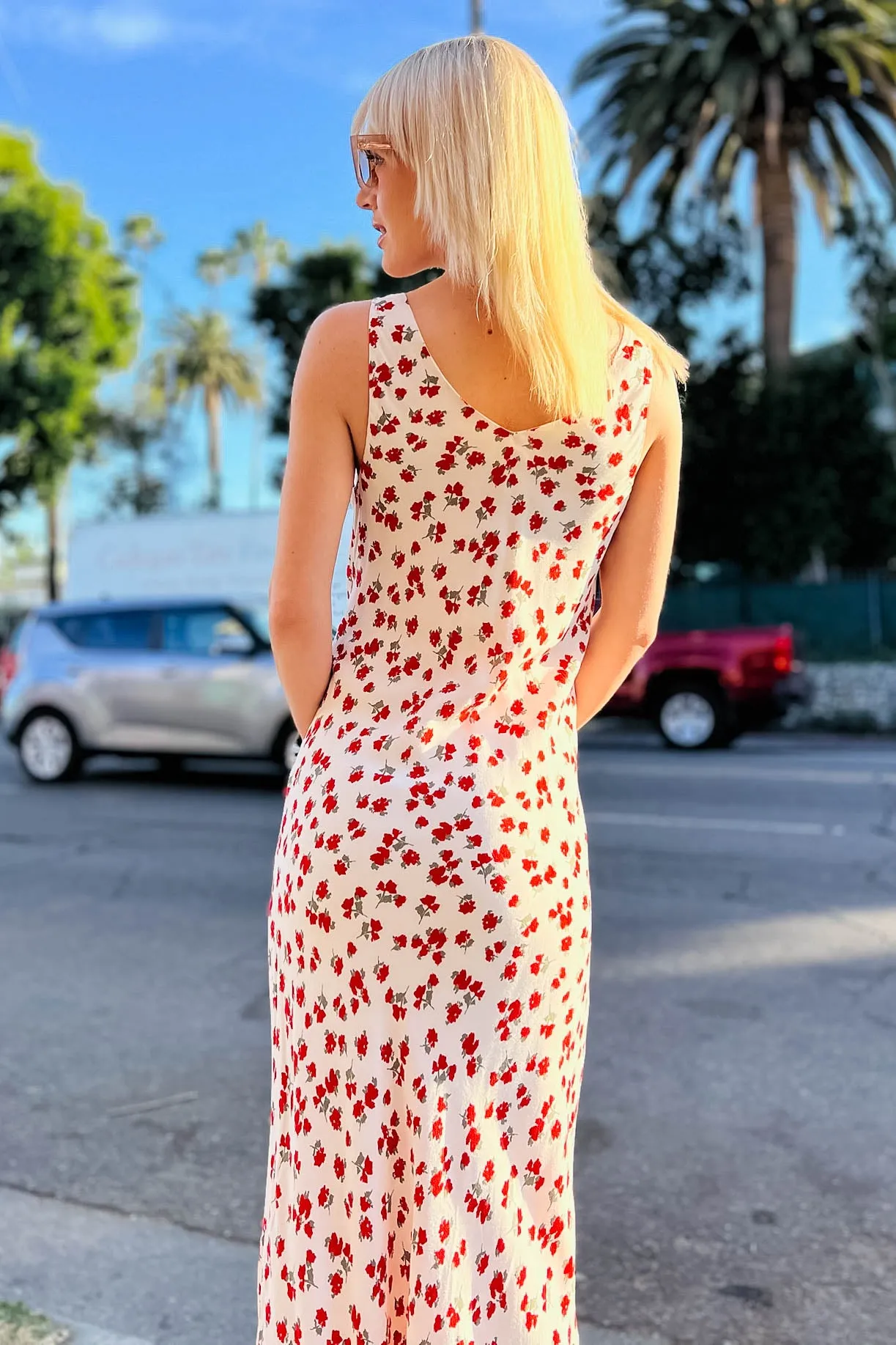 Hana La Rosa Ditsy Maxi Dress