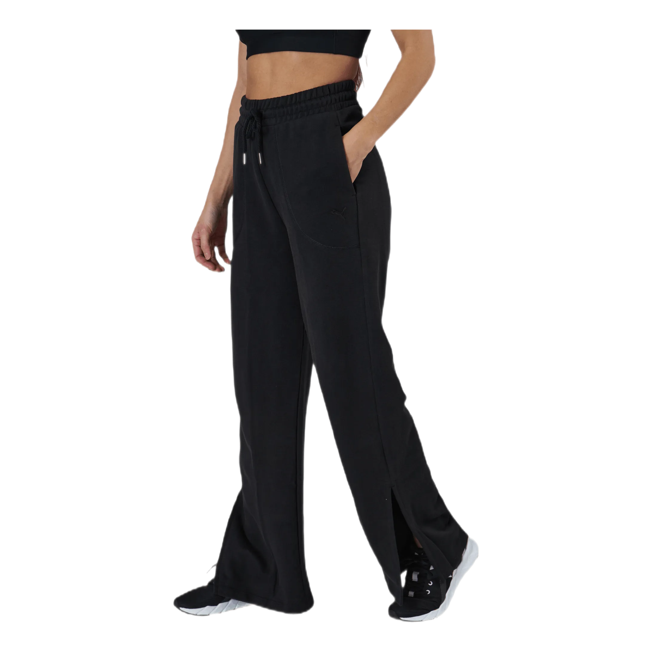 Her Wide Pants Tr Black