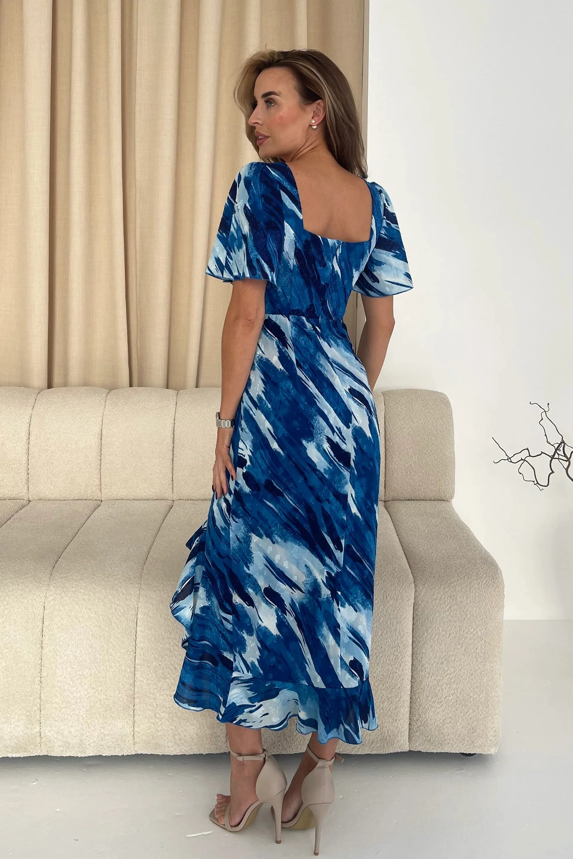 Jodie Ruched Midi Dress