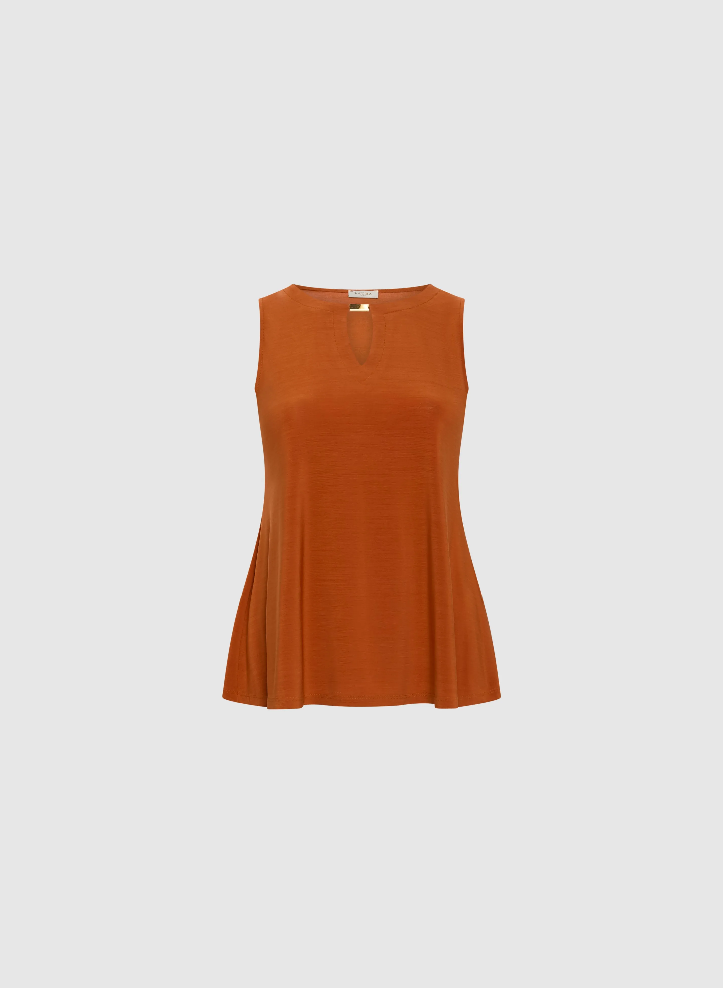 Keyhole Detail Sleeveless Top