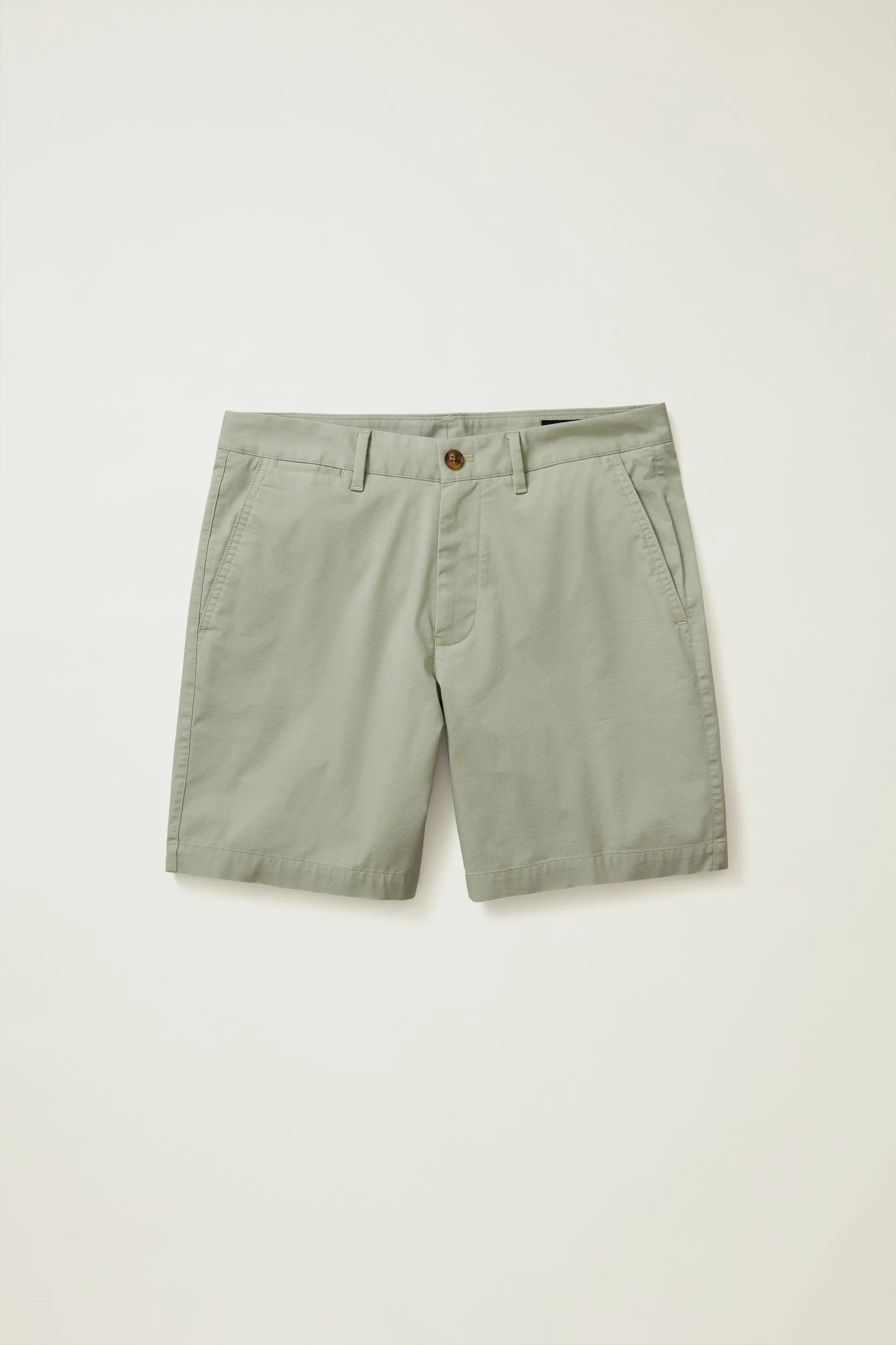 Light Green stretch men chino shorts