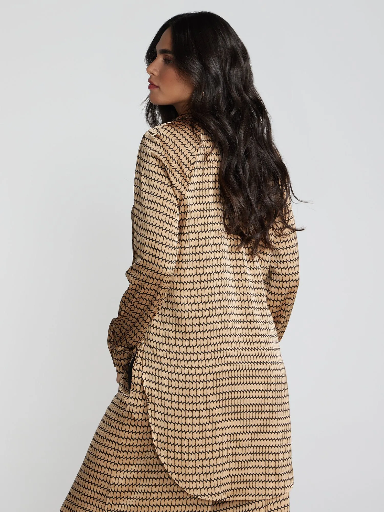 Lolonyo Printed Button-Front Shirt