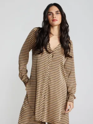 Lolonyo Printed Button-Front Shirt