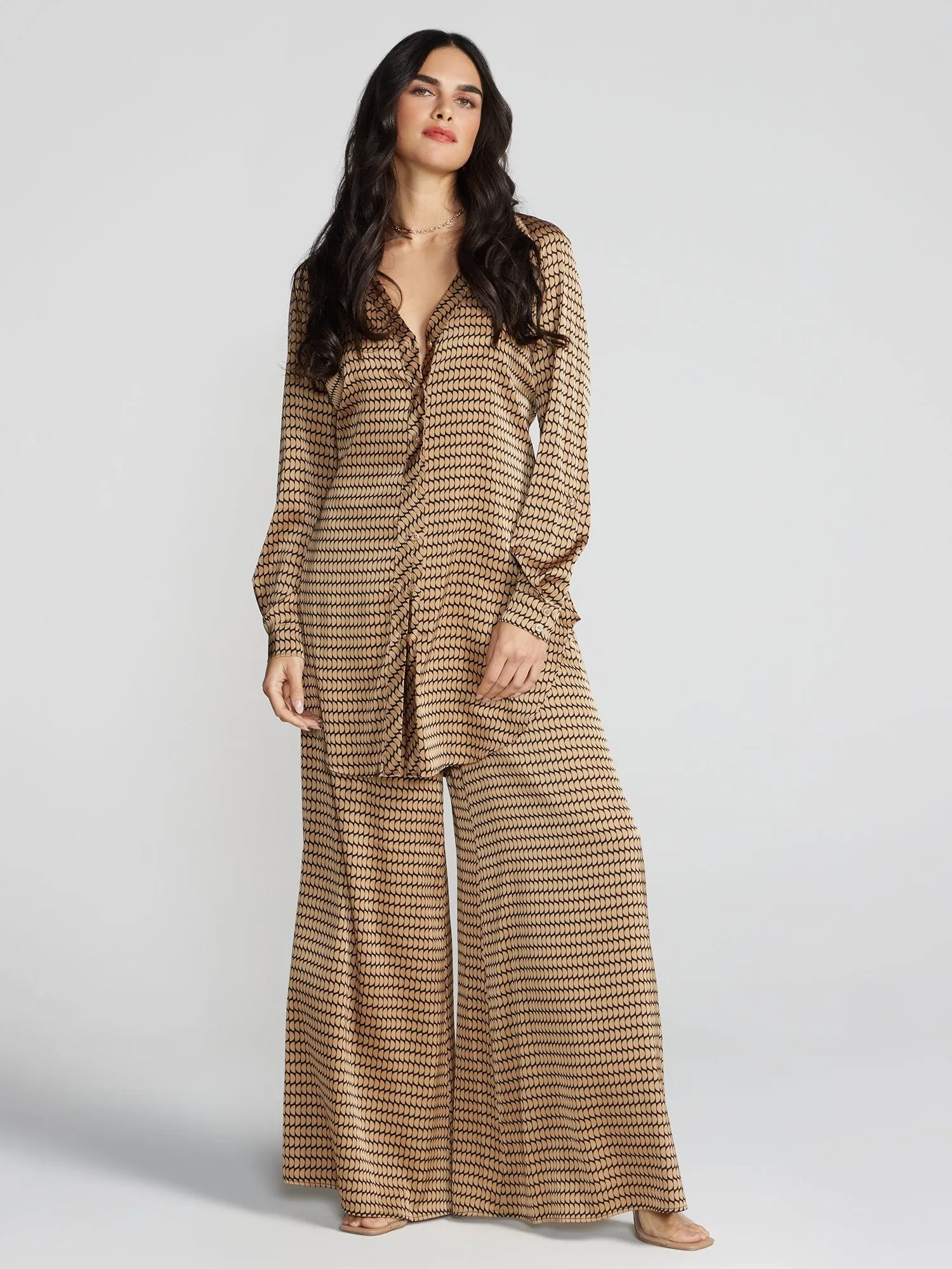 Lolonyo Printed Button-Front Shirt