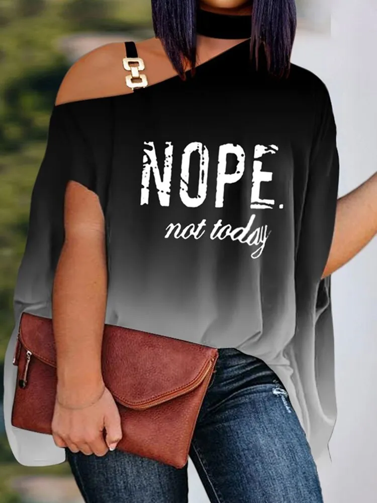 Loose Hollow Out Halter Short Batwing Blouses