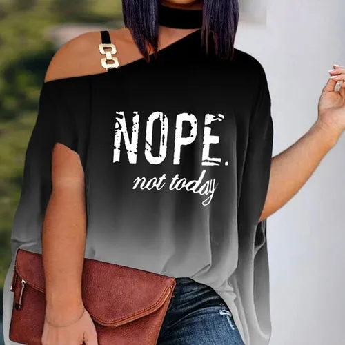 Loose Hollow Out Halter Short Batwing Blouses