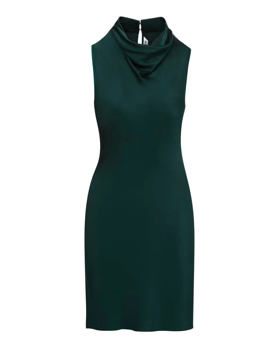 Maelle Stretch-Silk Charmeuse Minidress