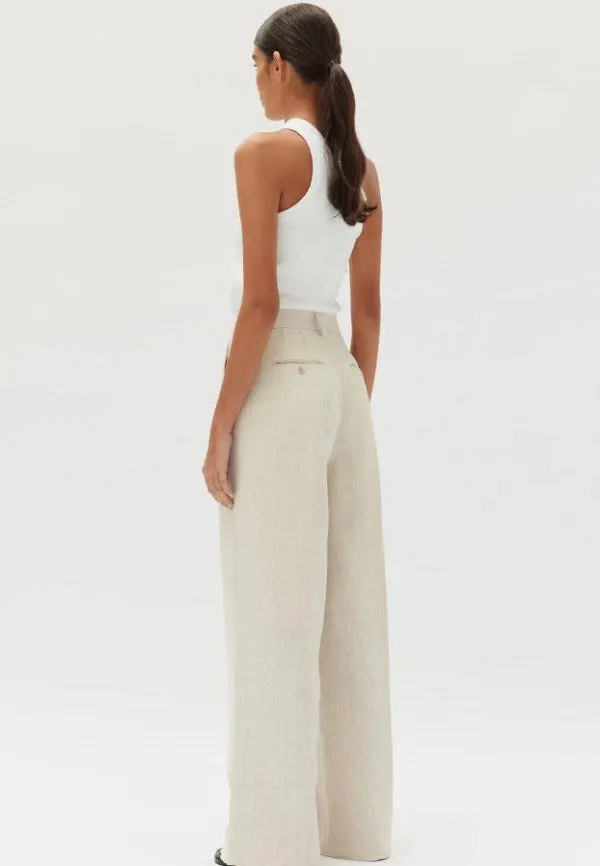 Maeve Linen Pant Oat