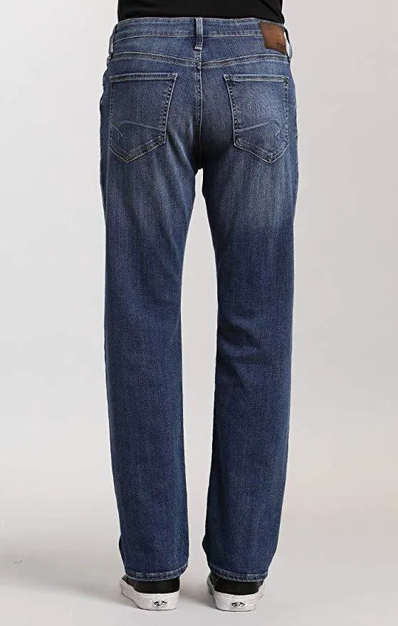 Mavi Men's Matt Size 34/32 Relaxed Fit Mid Foggy Williamsburg Straight Leg Jeans
