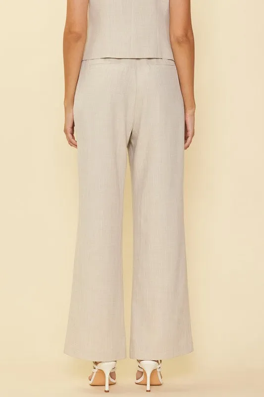 MELANGE TWO TONE TROUSER