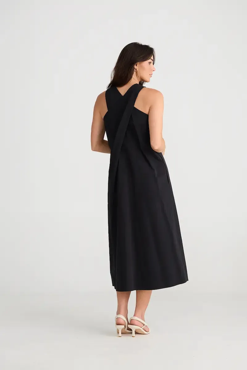 Newport Dress - Washed Black