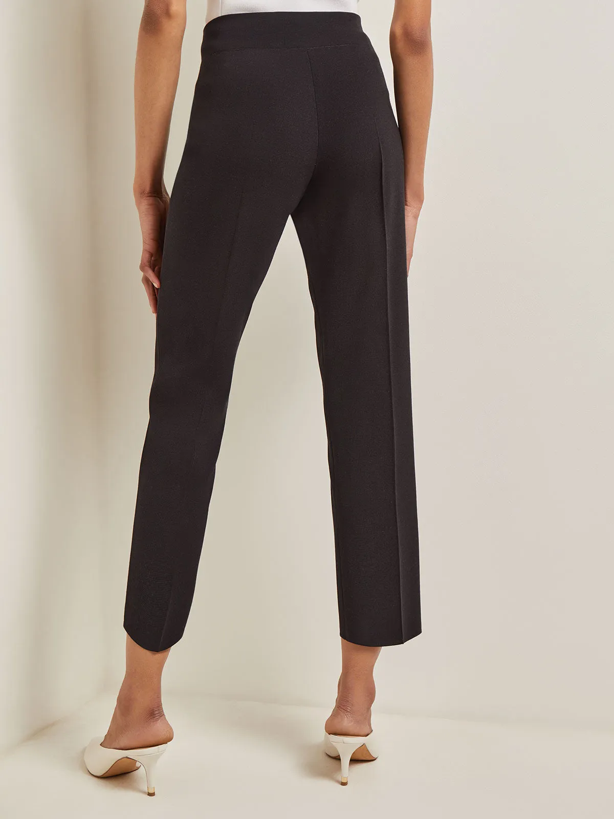 Petite Full-Length Flat Knit Pant