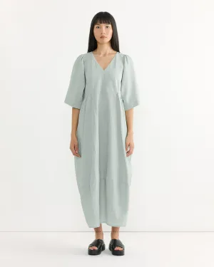 Pump Dress in Moss Green