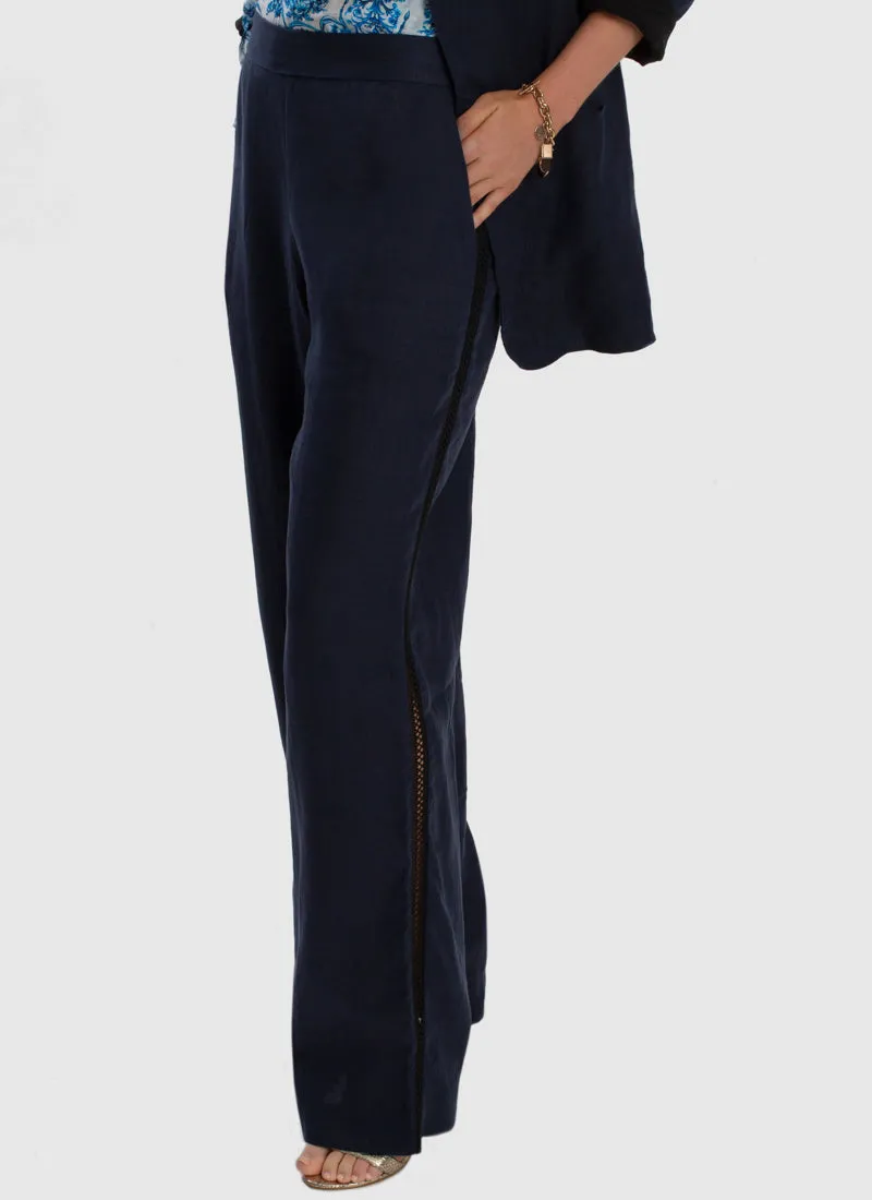 Serenity Relaxed Linen Pant - Admiral