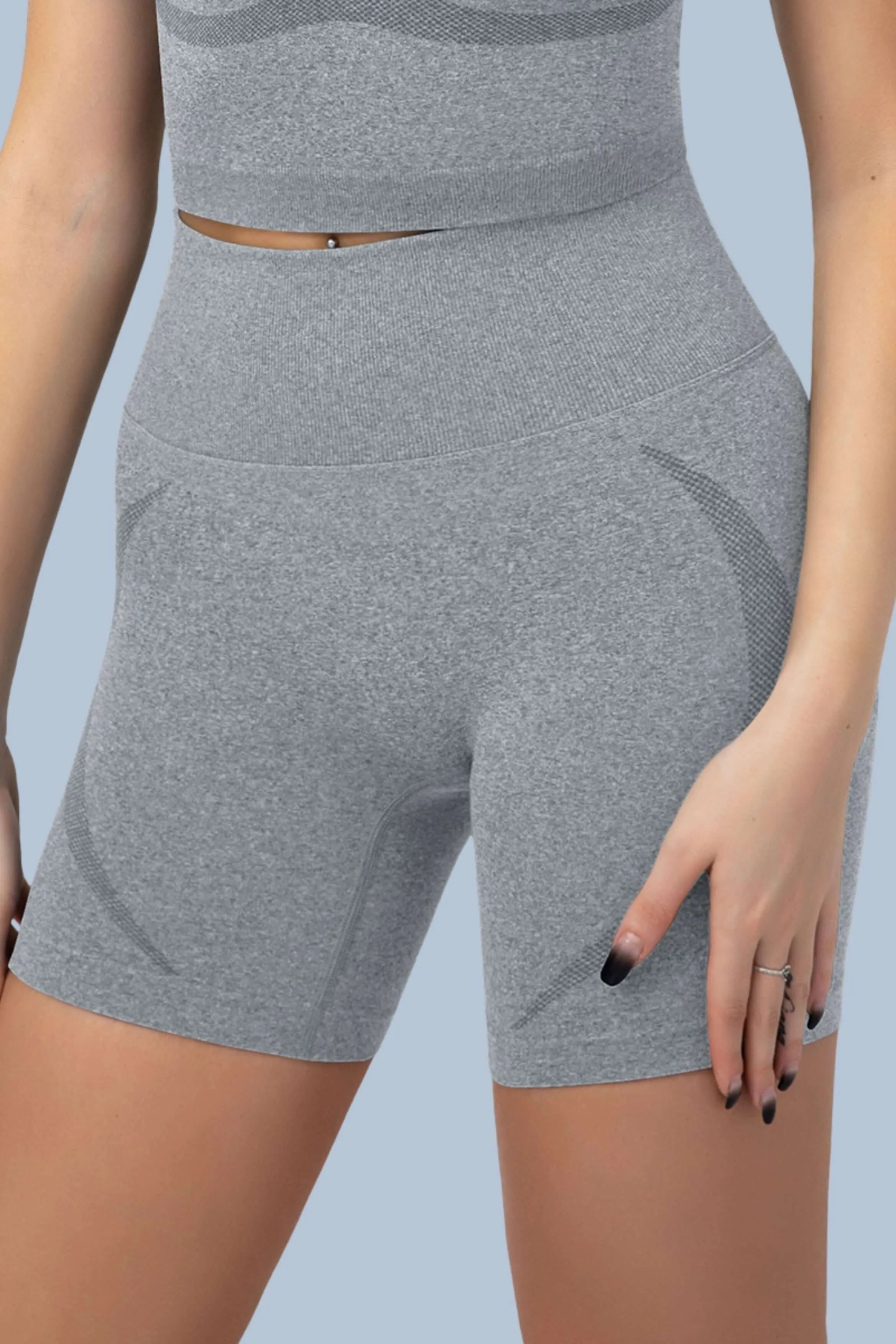 Superfit Breathable Seamless Short Yoga Sets