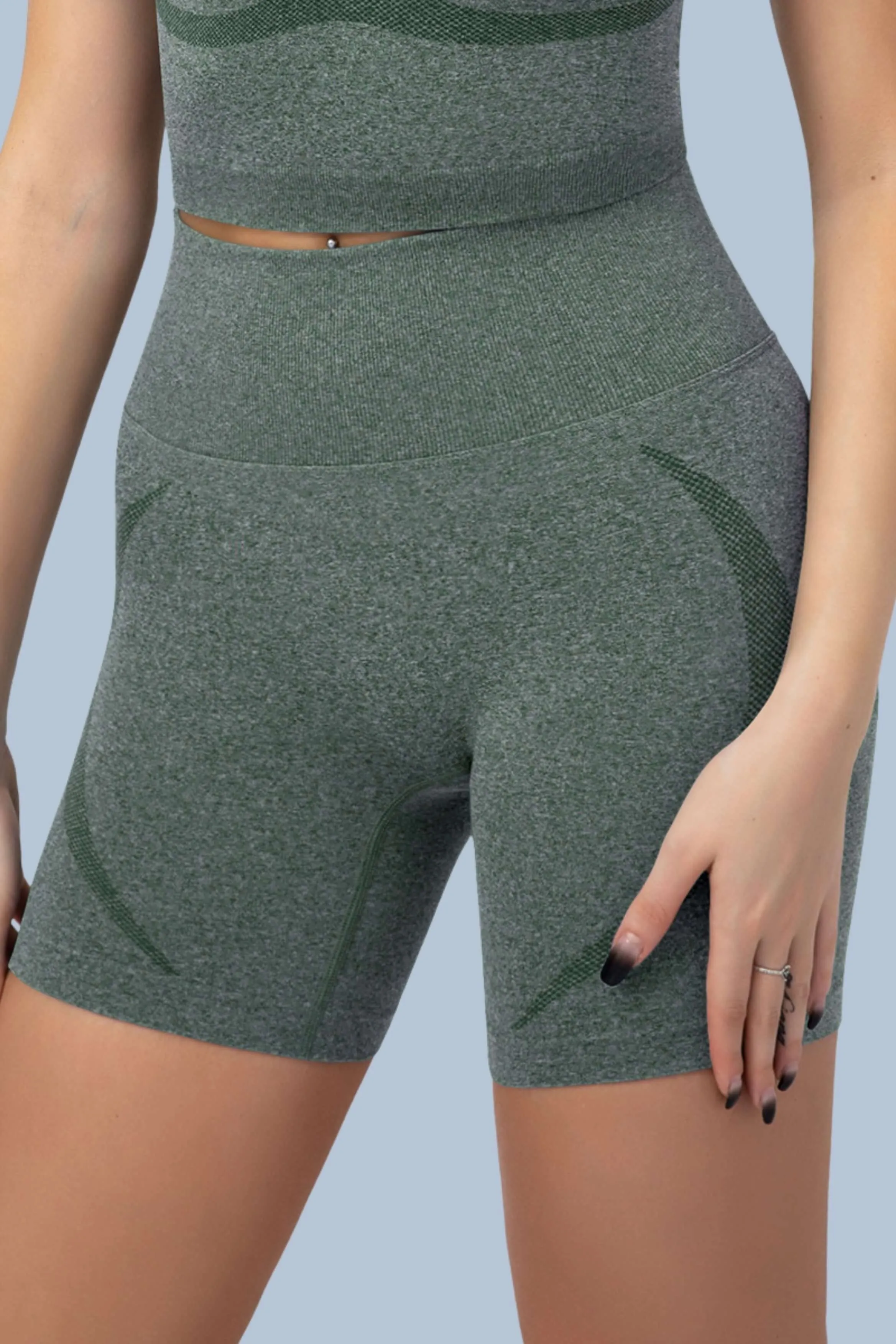 Superfit Breathable Seamless Short Yoga Sets