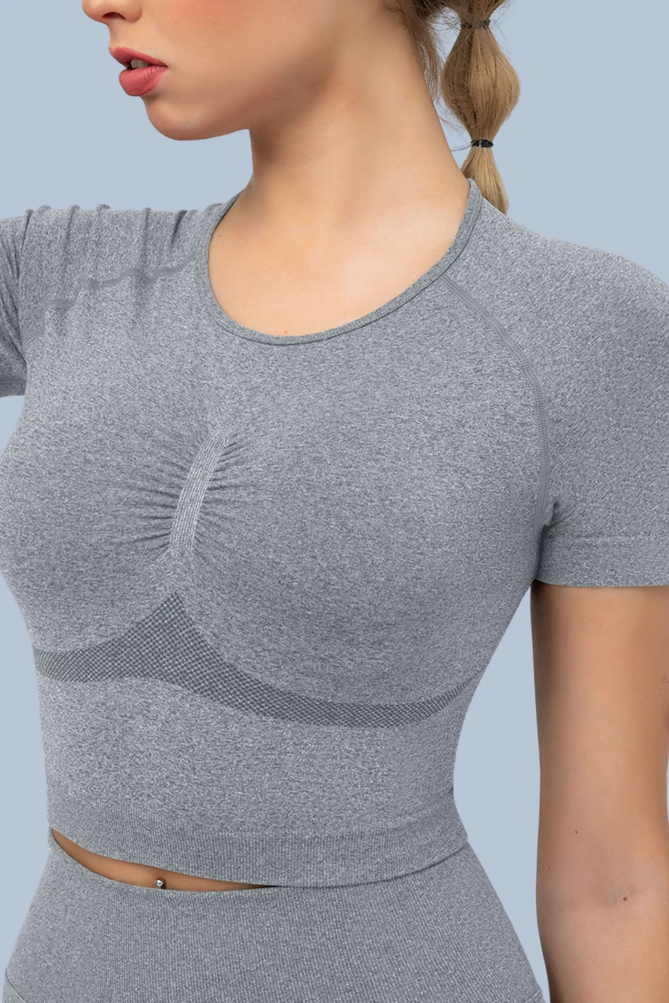 Superfit Breathable Seamless Short Yoga Sets