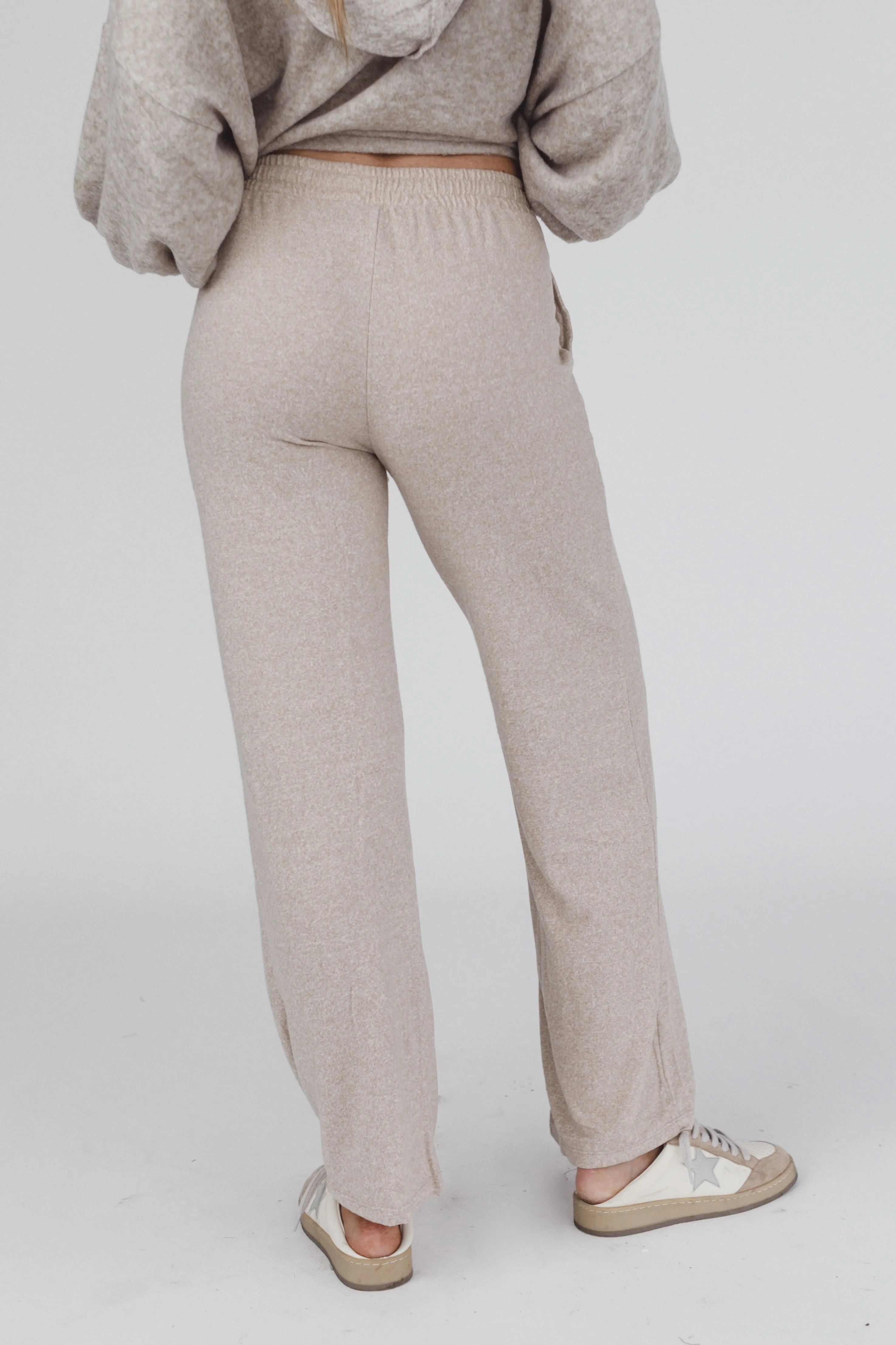 Top Flight Drawstring Pants - Beige