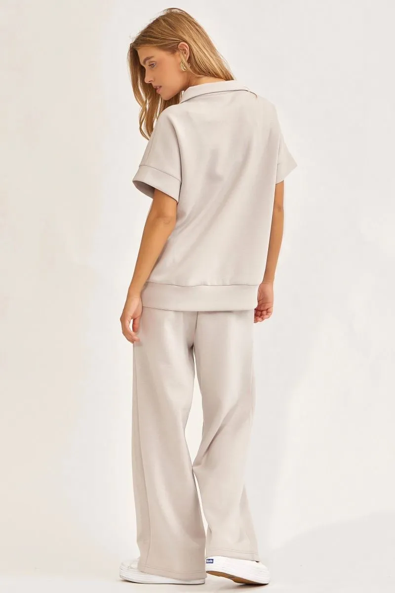 TPN Catalina Comfy Girlie Buttery Soft Set-Grey