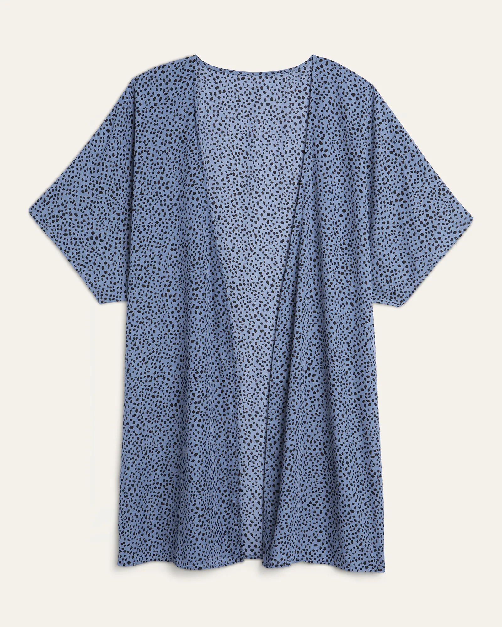 Vivian Glam Day Kimono | Azure Blue / Black