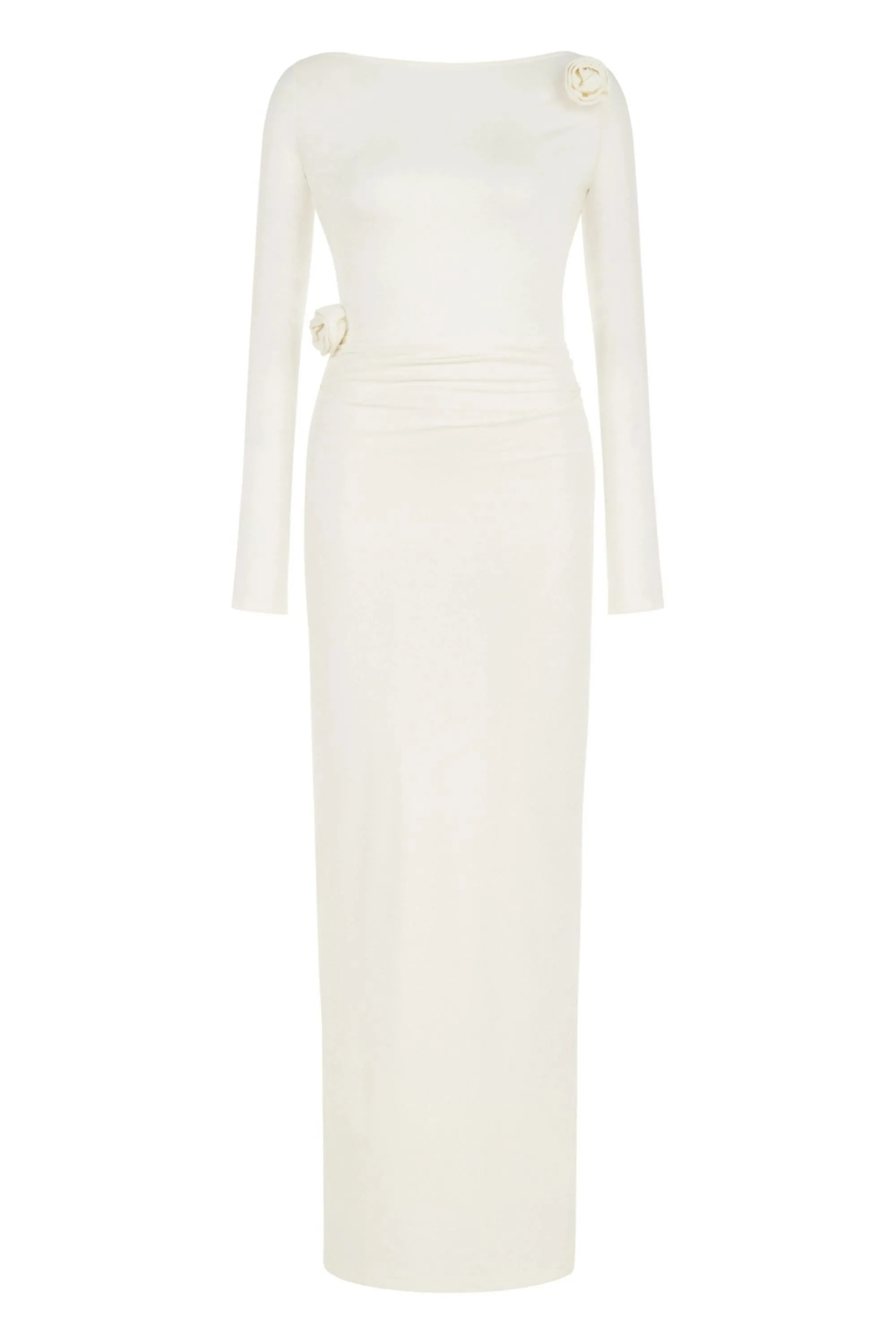 Wide Collar Long Dress (Final Sale)