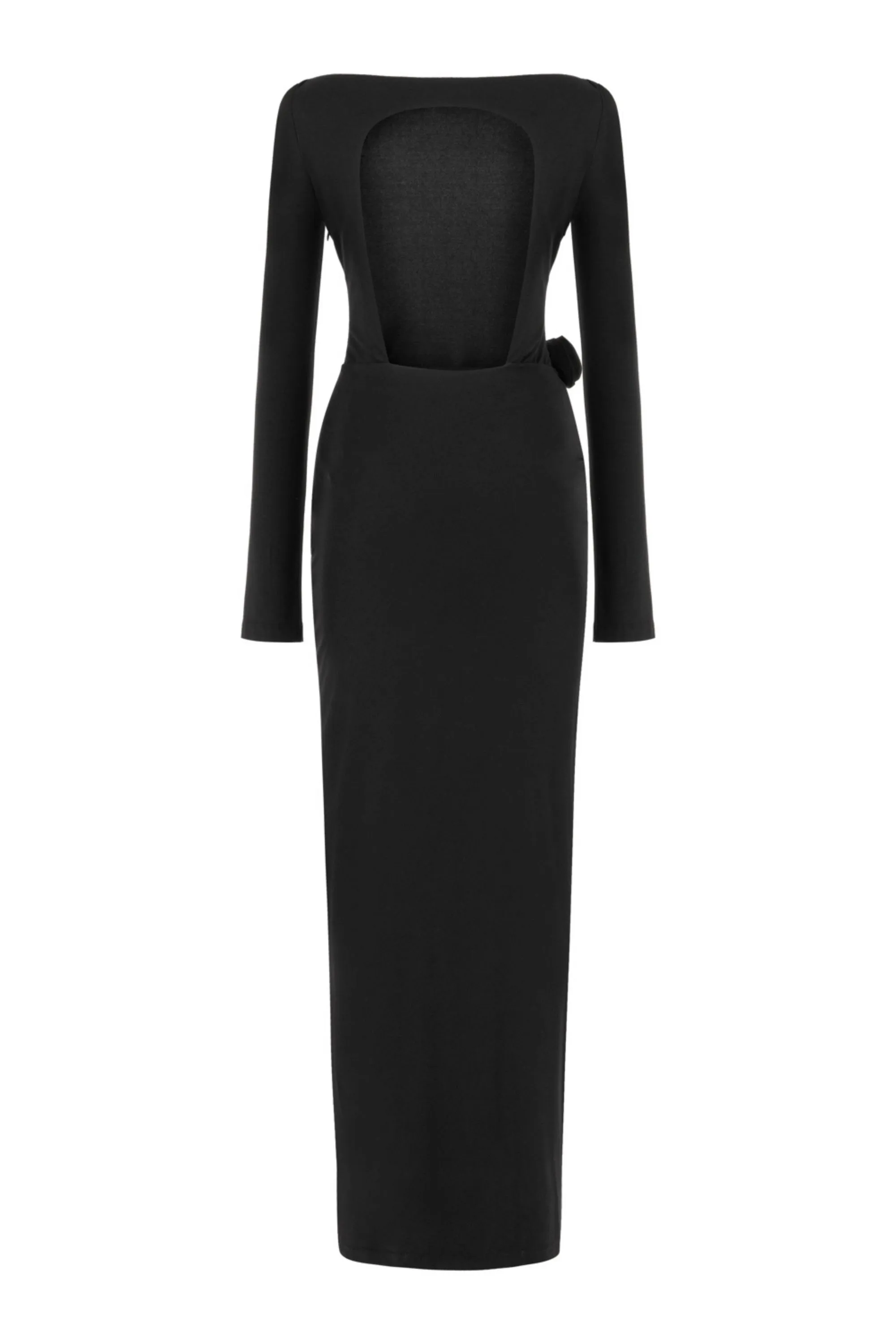 Wide Collar Long Dress (Final Sale)