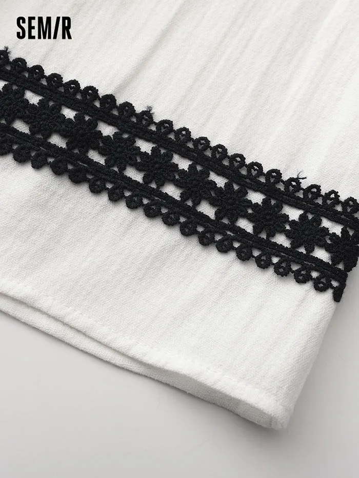 Women's Skirt With Crochet Details